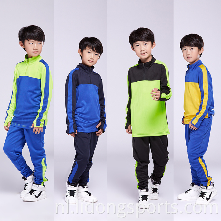 Factory Groothandel Sport Training Kleding Men Gewoon voetbal voetbal Tracksuit